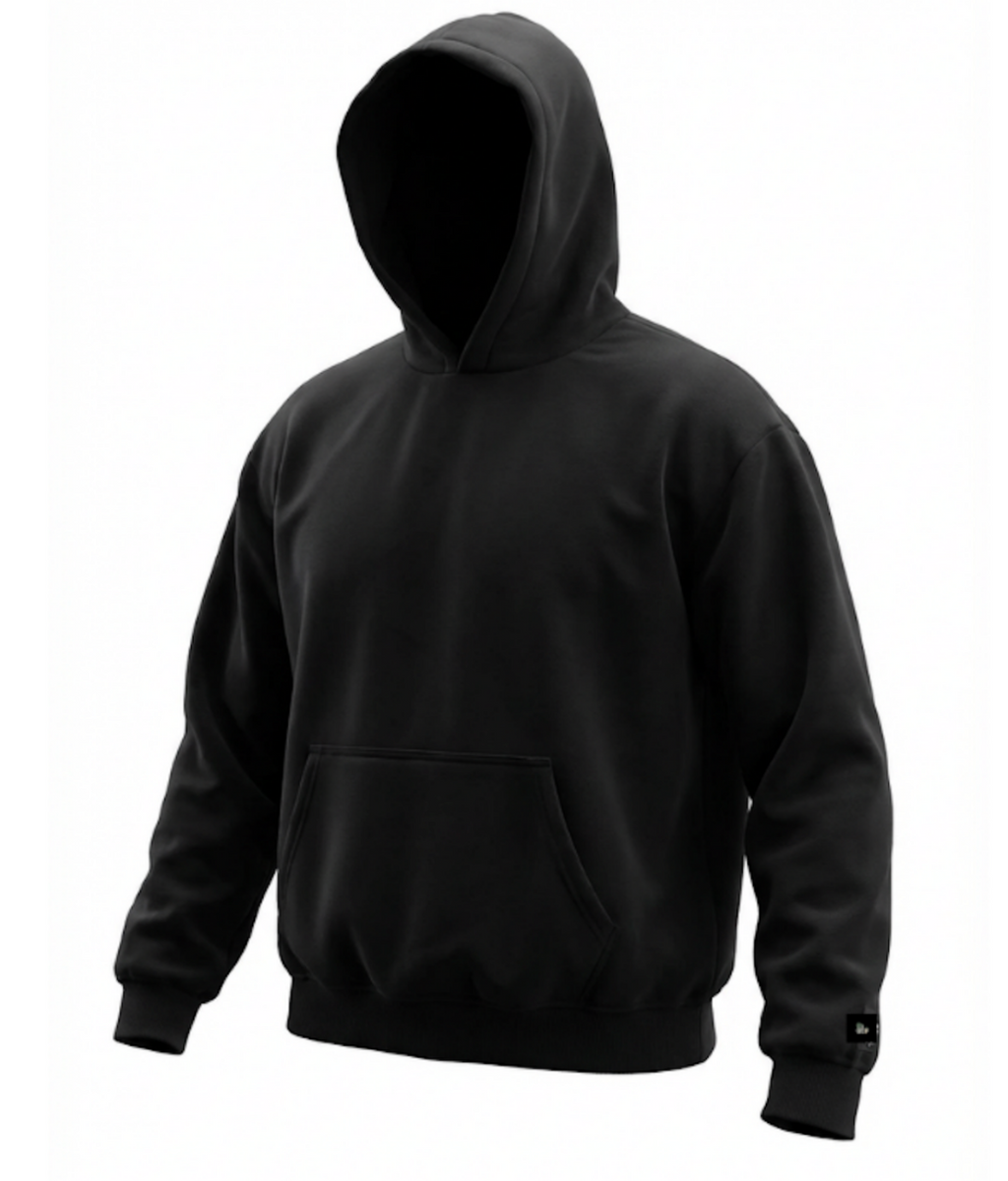The Blank Black Hoodie