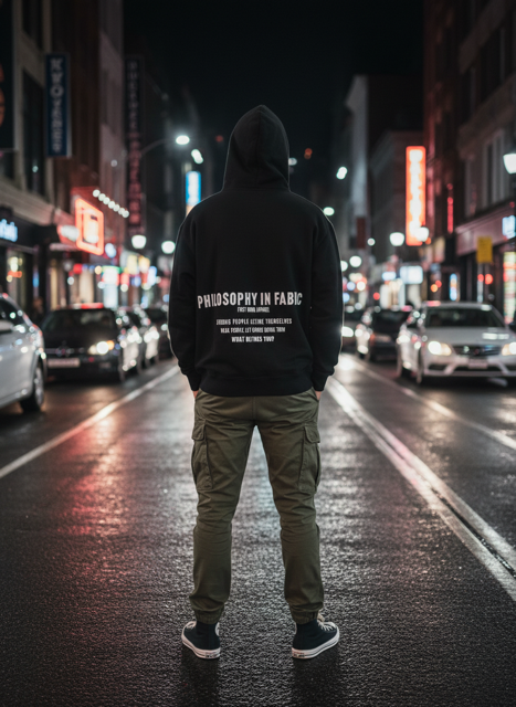 Philosophy in Fabric Hoodie
